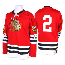 Duncan Keith #2 Red 1960-61 Throwback Jersey