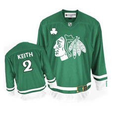 Duncan Keith #2 Green St. Patrick's Day Jersey