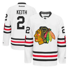 Duncan Keith #2 White 2015 Winter Classic Jersey