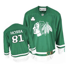 Marian Hossa #81 Green St. Patrick's Day Jersey