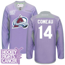 Blake Comeau #14 Purple Hockey Fights Cancer Jersey