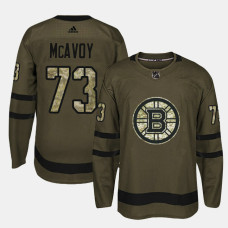 #73 Camo Salute To Service Charlie McAvoy Jersey