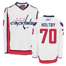 Braden Holtby #70 White Away Jersey