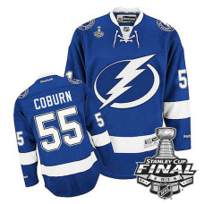 Braydon Coburn #55 Blue 2016 Stanley Cup Home Finals Jersey