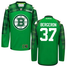 Patrice Bergeron #37 Green St. Patrick's Day Jersey