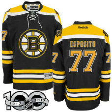 #77 Phil Esposito Black 100 Greatest Player Jersey