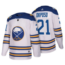 #21 Kyle Okposo White 2018 Winter Classic Authentic Jersey