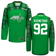 Evgeny Kuznetsov #92 Green St. Patrick's Day Jersey