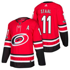 #11 Jordan Staal Red 2018 New Season Home Authentic Jersey