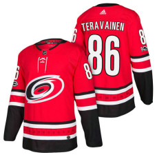 #86 Teuvo Teravainen Red 2018 New Season Home Authentic Jersey