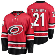 #21 Breakaway Player Lee Stempniak Home Jersey Red