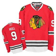 Bobby Hull #9 Red Home Jersey