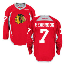 Brent Seabrook #7 Red Practice Jersey