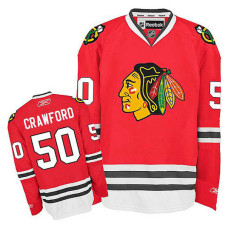 Corey Crawford #50 Red Home Jersey