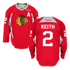 Duncan Keith #2 Red Practice Jersey
