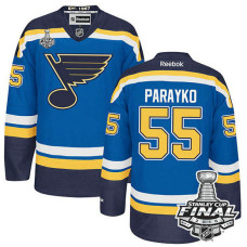 Colton Parayko #55 Blue 2016 Stanley Cup Jersey