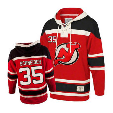 Cory Schneider #35 Red Sawyer Hooded Sweatshirt