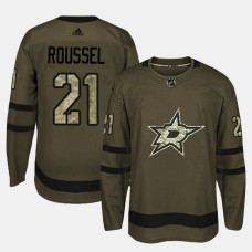 #21 Camo Salute To Service Antoine Roussel Jersey
