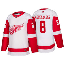 #8 Justin Abdelkader White 2018 Season New Outfitted Jersey
