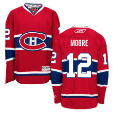 Dickie Moore #12 Red Home Jersey