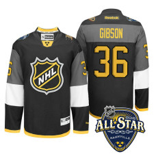 John Gibson #36 Black 2016 All-Star Premier Jersey