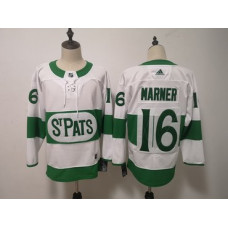 #16 Mitch Marner Toronto St. Pats Road Authentic Player White Jersey