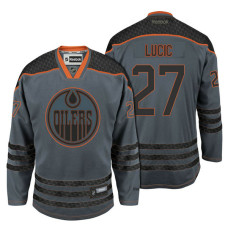 #27 Milan Lucic Storm Cross Check Fashion Jersey