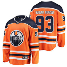 #93 Breakaway Player Ryan Nugent-Hopkins Jersey Orange