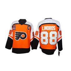 Eric Lindros #88 Orange Throwback Jersey
