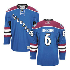 Erik Johnson #6 Blue Alternate Jersey