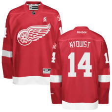 Memorial Mr. Hockey Patch #14 Gustav Nyquist Red Premier Jersey
