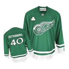 Henrik Zetterberg #40 Green St. Patrick's Day Jersey