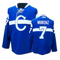 Howie Morenz #7 Blue Alternate Jersey