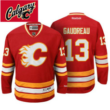 Johnny Gaudreau #13 Red Throwback Alternate Jersey
