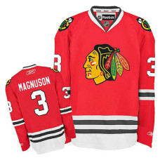 Keith Magnuson #3 Red Home Jersey