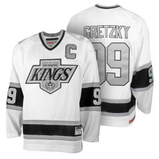 #9 Wayne Gretzky White Throwback Premier Jersey