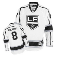 Drew Doughty #8 White Away Authentic Jersey