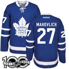 #27 Frank Mahovlich Blue 100 Greatest Player Jersey