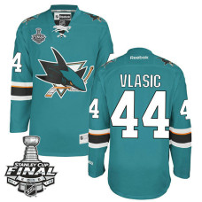 Marc-Edouard Vlasic #44 Teal 2016 Stanley Cup Home Champions Jersey