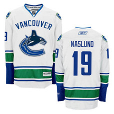 Markus Naslund #19 White Away Jersey