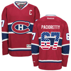 Max Pacioretty #67 Red Home American Flag Jersey