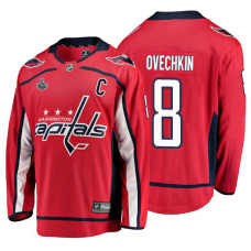 #8 Alex Ovechkin Red Breakaway Player Home Stanley Cup Final Bound 2018 Jersey