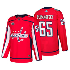 #65 Andre Burakovsky 2018 Stanley Cup Final Bound Patch Authentic Player Red Jersey