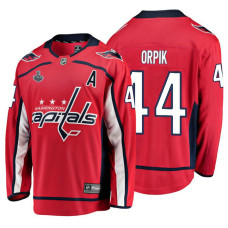 #44 Brooks Orpik Red Breakaway Player Home Stanley Cup Final Bound 2018 Jersey