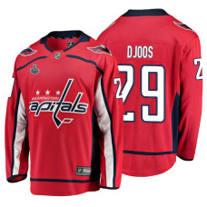 #29 Christian Djoos Red Breakaway Player Home Stanley Cup Final Bound 2018 Jersey