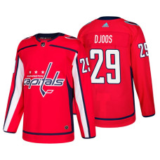 #29 Christian Djoos Home Authentic Player Red jersey