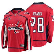 #28 Jakub Jerabek Red Breakaway Player Home Stanley Cup Final Bound 2018 Jersey