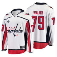 #79 Nathan Walker 2018 Stanley Cup Final Bound Breakaway Player Away White Jersey