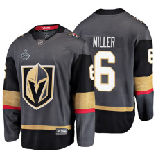 #6 Colin Miller Grey Home 2018 Stanley Cup Final Bound Breakaway Player Jersey