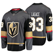 #33 Maxime Lagace Grey Home 2018 Stanley Cup Final Bound Breakaway Player Jersey